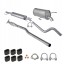 CHINA ZEST.07.286+07.339+17.548E Opel astra h / h gtc / twintop 1.4 2004-2009 глушники