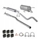 CHINA ZEST.07.286+07.339+17.548E Opel astra h / h gtc / twintop 1.4 2004-2009 глушники