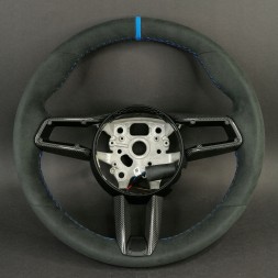 Porsche OE 992.419.091 EDA 36 , 992419091EDA36 Porsche 992 Macan Taycan Panamera Cayenne Кермо CARBON RACE-TEX 36см