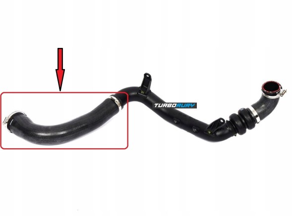 Turborury 2506700008325 Трубка шлангу інтеркулера турбо ford mondeo s-max 2.0 tdci biturbo 2462861