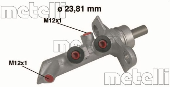 05 0485 METELLI Циліндр гідравлічний гальмівний