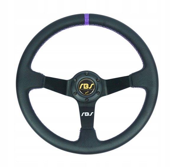 RBS Technology RBS-KZ-18+E36 Спортивне кермо RBS Technology шкіра перфорована 35/9см + наба BMW E36