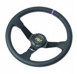 RBS Technology RBS-KZ-18+E36 Спортивне кермо RBS Technology шкіра перфорована 35/9см + наба BMW E36