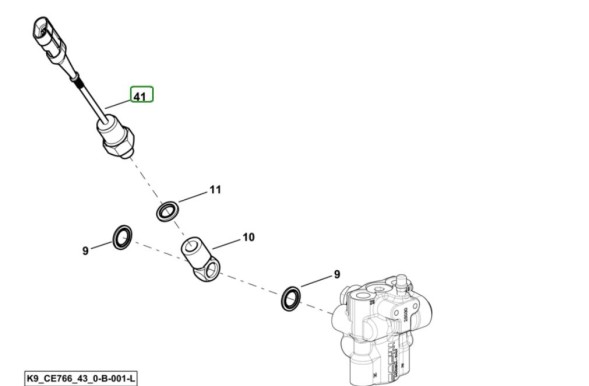 Deutz ДАТЧИК ТИСКУ SDF DEUTZ-FAHR 2.7099.009.0 EPB BREAK SENSOS