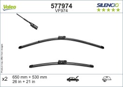 577974 VALEO К т щіток склоочисника 2шт
