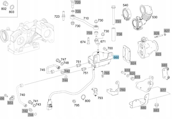 Mercedes-Benz OE Б/у силовий агрегат Mercedes-Benz OM 471 LA A4701500994