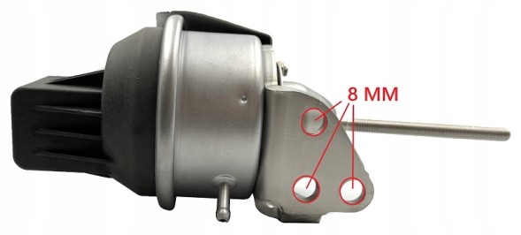 BorgWarner 03L198716A - Otwory 8mm Регулятор турбіни, клапан "груша" 03L198716A Audi VW Seat Skoda 2.0 TDI - 8 мм