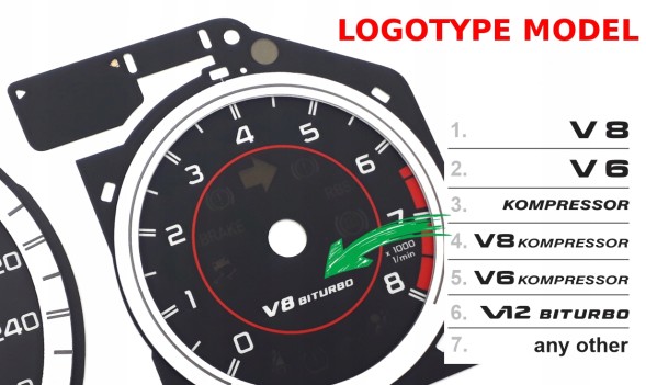 Moman 0089688088135 MERCEDES GLK X204 W204 ЛІЧИК ДИСКОВ CSTM ГОДИНИНИ