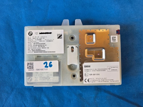 BMW OE MODUŁ TELEMATIC ATM (26) BMW G20 G26 G30 G05 G06 G12 U06 U11 5B616E7 5B418F3 NOWY ! quali21022026 МОДУЛЬ ТЕЛЕМАТИКИ ATM (26) BMW G20 G26 G30 G05 G12 U06 U11 5B616E7 5B418F3