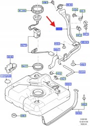 Ford OE ТРУБКА ЗАЛИВКИ ПАЛИВА 1.8 TDCI FORD CONNECT MK1 2006- 5223240 _ 7T16-9032-AE