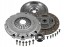 Blue Print ADV183039 Комплект зчеплення підшипник опору маховик
