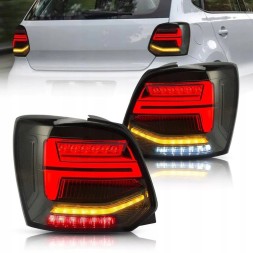 CHINA 6RD945095 Задні ліхтарі комплект vland full led neon tuning smoke для vw polo v 5 6r 2009-2017