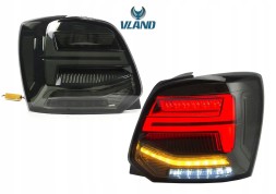 CHINA 6RD945095 Задні ліхтарі комплект vland full led neon tuning smoke для vw polo v 5 6r 2009-2017