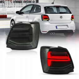 CHINA 6RD945095 Задні ліхтарі комплект vland full led neon tuning smoke для vw polo v 5 6r 2009-2017