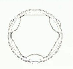 Spidan 24745 Шарнір півосі 24745 spidan ford seat vw alhambra
