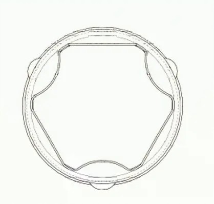 Spidan 24745 Шарнір півосі 24745 spidan ford seat vw alhambra