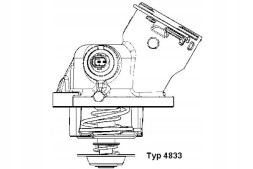 WAH4833.100D/RS5 WAHLER ТЕРМОСТАТ DB W164/W463 5,0 100С