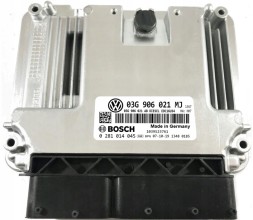OEM Volkswagen Passat Комп'ютер двигуна 2006 1.9L 03g906021mj 0281014045, 1039s1