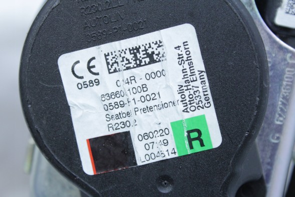 BMW OE 7496290 72117496290 РЕМІНЬ БЕЗПЕКИ ПЕРЕДНІЙ ПРАВИЙ BMW G20 G21 G80 G81 M3 G26 i4 7496290