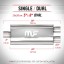 Magnaflow Глушник MagnaFlow 5x8 3"/2.5" 76мм / 63мм 12388