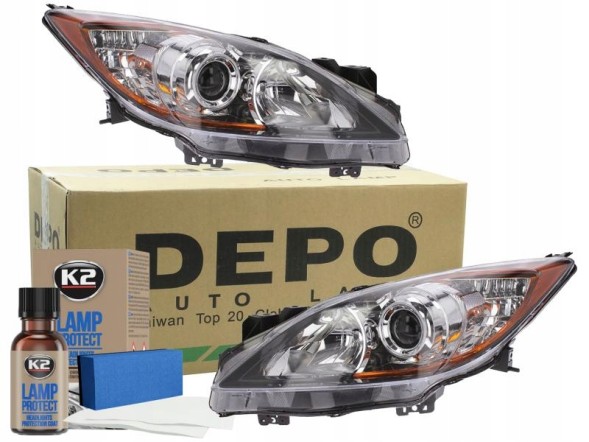 Abakus 216-1158R-LDEM2 Фара mazda 3 4d 0911 depo фара mazda 3 12.08-09.14 права