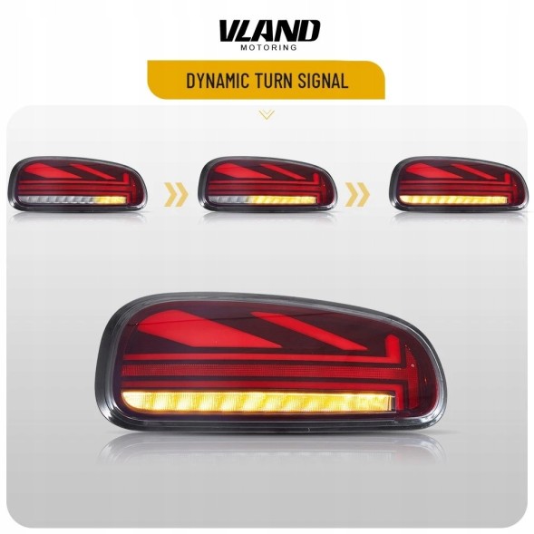 VLAND LDMC29 mhm Комплект задніх ліхтарів Vland Led Bar Neon LED Tuning Mini Clubman f54 2014-2019