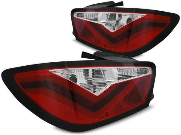 Sonar LDSE21 mhm Задні ліхтарі комплект LED Неон Тюнінг Червоний Білий Seat Ibiza IV 4 6J 2008-12