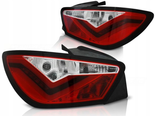Sonar LDSE21 mhm Задні ліхтарі комплект LED Неон Тюнінг Червоний Білий Seat Ibiza IV 4 6J 2008-12