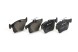 P85125 BREMBO Комплект гальмівних колодок з 4 шт дисків