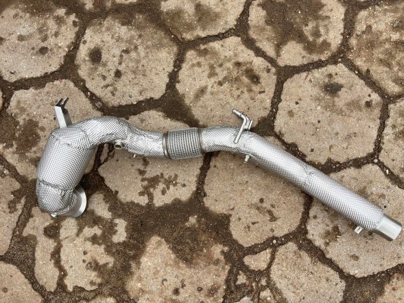 CHINA MPTMGMMQB7 Downpipe терміка mptech audi 8y vw 8r gti cupra катал 200cell євро 5
