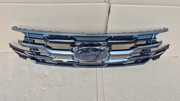 Hyundai OE GRILL ATRAPA CHŁODNICY + STELAŻ HYUNDAI TUCSON IV LIFT 2024- BEZ KAMERY Муляж решітки радіатора GRILL + КАРКАС Hyundai Tucson IV LIFT 24- OE 86351-N7HA0