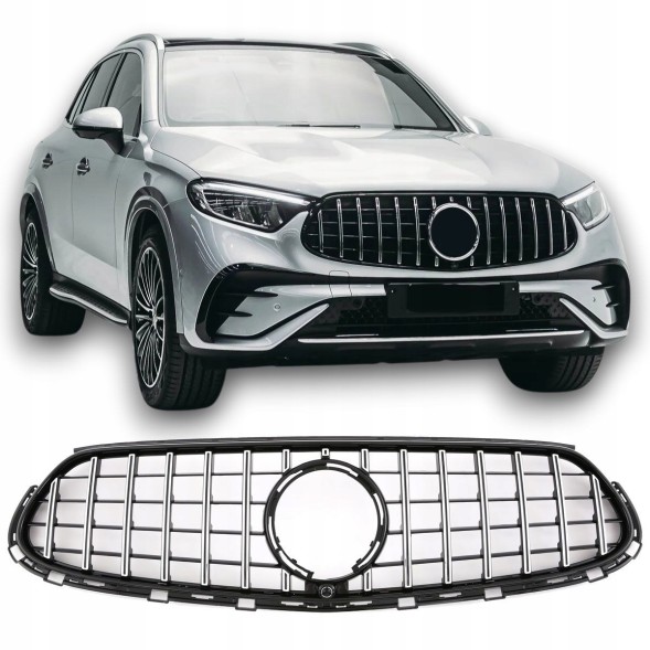 Proteile A254043 АТРАПА РЕШІТКИ РАДІАТОРА PANAMERICANA ХРОМ MERCEDES GLC X254 C254 W254 AMG LINE 2022+