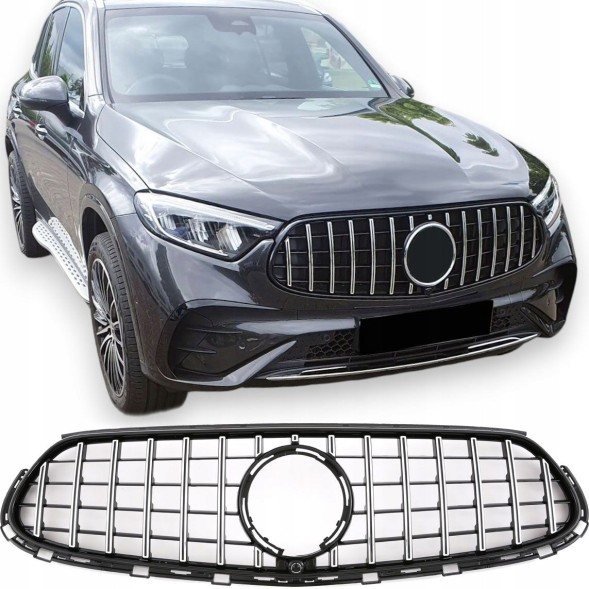 Proteile A254043 АТРАПА РЕШІТКИ РАДІАТОРА PANAMERICANA ХРОМ MERCEDES GLC X254 C254 W254 AMG LINE 2022+