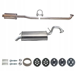 CHINA ZEST.22.130+22.162 Комплект глушників toyota corolla verso 1.6-1.8 110-129 л.С. 2004-2009