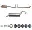 CHINA ZEST.22.130+22.162 Комплект глушників toyota corolla verso 1.6-1.8 110-129 л.С. 2004-2009