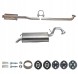 CHINA ZEST.22.130+22.162 Комплект глушників toyota corolla verso 1.6-1.8 110-129 л.С. 2004-2009