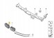 BMW OE 51132497262 BMW E39 Решітка нирки Решітка манекен хром оригінал P
