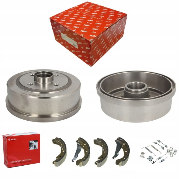 TRW 2× TRW DB4302 Bęben hamulcowy + 2 інших продуктів
