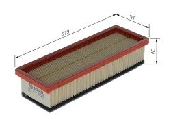 F026400036 BOSCH Фільтр повітря