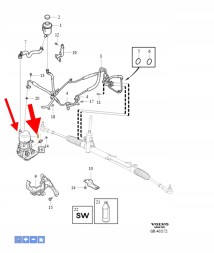 Volvo OE 36050681 Насос гідропідсилювача керма b4 2.0 d4 2.0 volvo xc60 s60 oem/oe 36050681