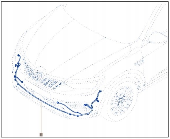 Renault OE 240701363R Джгут проводів передніх датчиків паркування RENAULT ARKANA передній OE