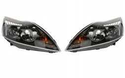 TYC 3205092E + 3205102E MHM Лампа фари чорна Ford Focus II mk 2 Lift 08-