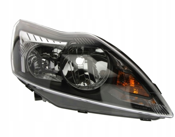TYC 3205092E + 3205102E MHM Лампа фари чорна Ford Focus II mk 2 Lift 08-