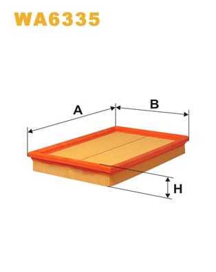 WA6335 WIX FILTERS Фільтр повітряний