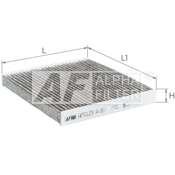 AF5123a ALPHA FILTER Фільтр салону