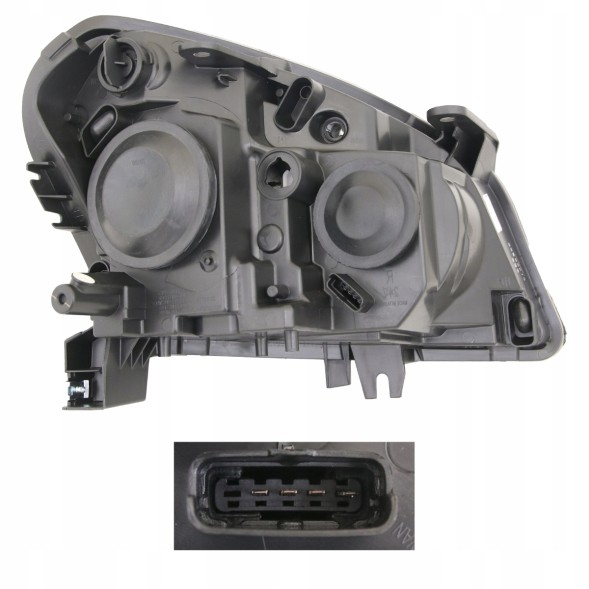 TYC 275909-E MHM TUNING Рефлектор Фара Tyc Nissan Qashqai I J10 2007-2010 Ліва