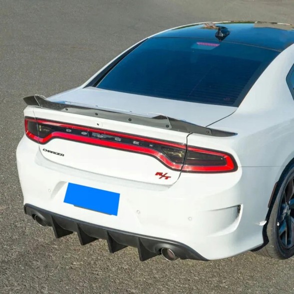 Китай Dyfuzor Dokładka Zderzaka SRT DODGE CHARGER SRT Дифузор DODGE CHARGER 2015-2023 Накладка заднього бампера Чорний Блиск
