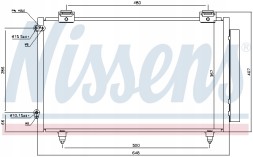 Nissens 94719 Конденсатор, кондиціонер nissens 94719