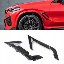 Китай T-450 Карбонові Декоративні Накладки на Крила BMW X6M LCI F96 в Стилі SOOQOOO (Сухий Карбон)