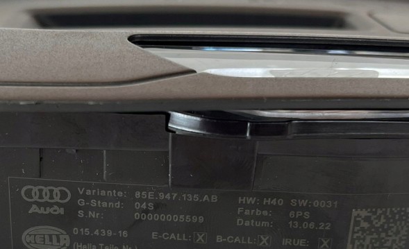 Volkswagen OE Світильник стельовий VW 5Q0951172 85E947135AB